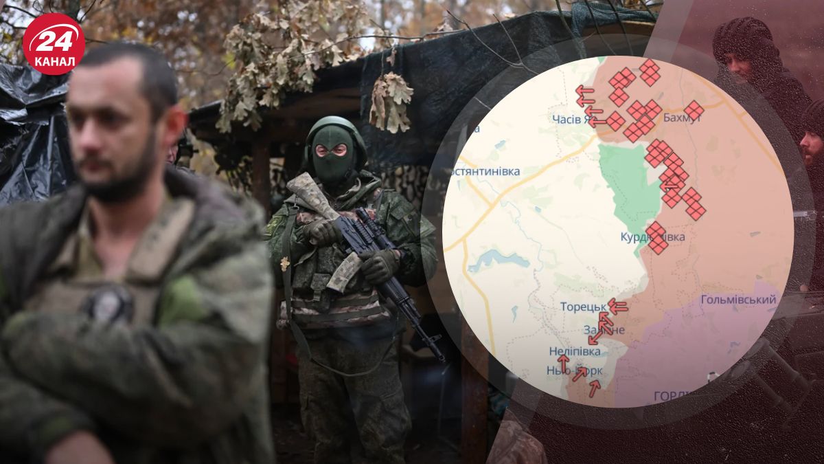 Просування росіян на Донеччині Просування росіян на Донеччині