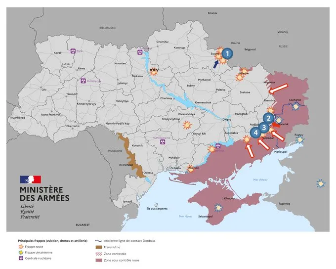 В Минобороны Франции высказались о событиях в Курской области В Минобороны Франции высказались о событиях в Курской области