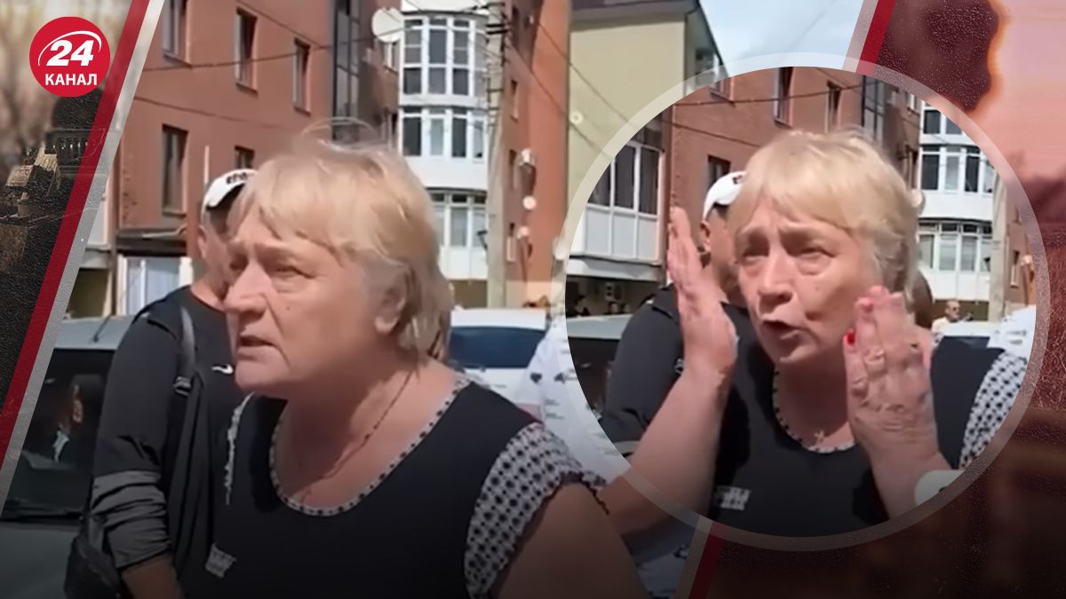 Мешканка Суджі накинулася на російську владу Мешканка Суджі накинулася на російську владу