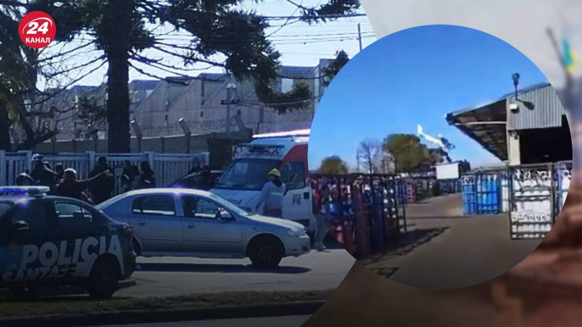 В Аргентине самолет врезался в завод В Аргентине самолет врезался в завод