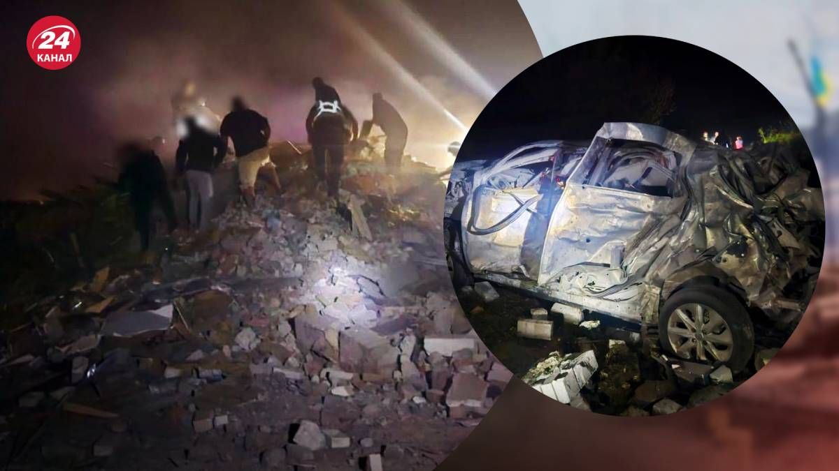 ЗМІ показали кадри з місця прильоту у Броварському районі ЗМІ показали кадри з місця прильоту у Броварському районі