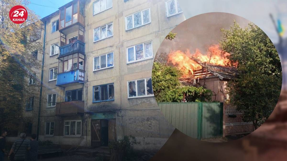 Росіяни вдарили по Українську з артилерії Росіяни вдарили по Українську з артилерії