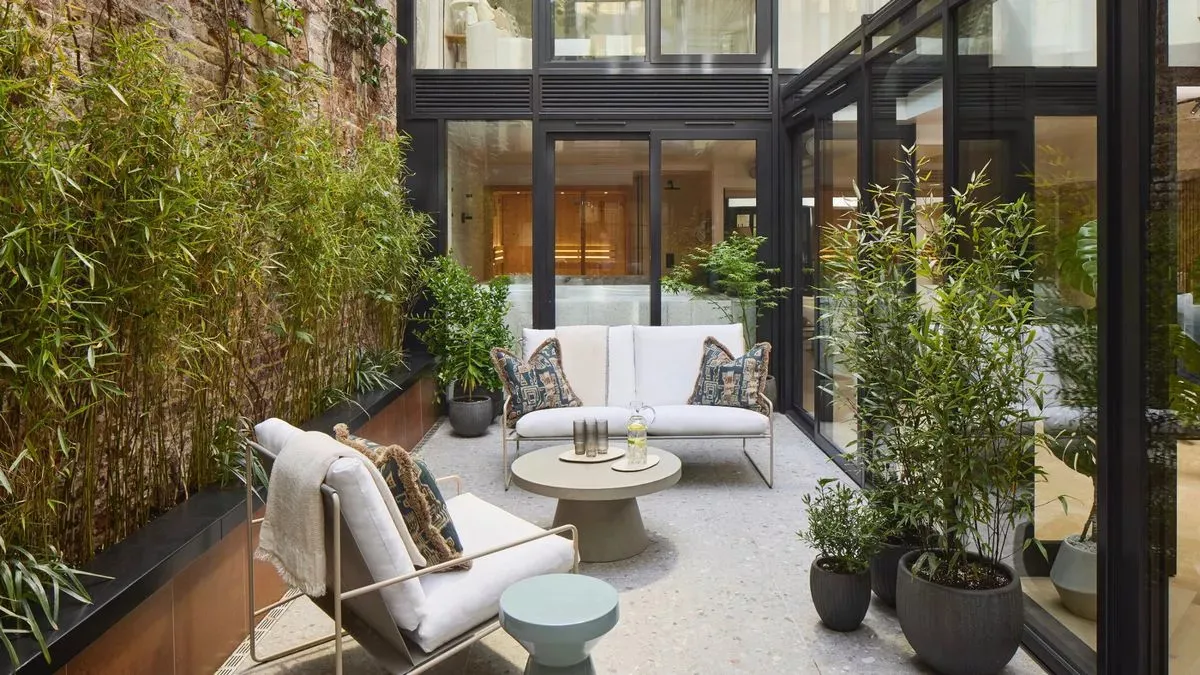 Нерухомість Розкішний будинок Вітальня Нерухомість Розкішний будинок Вітальня