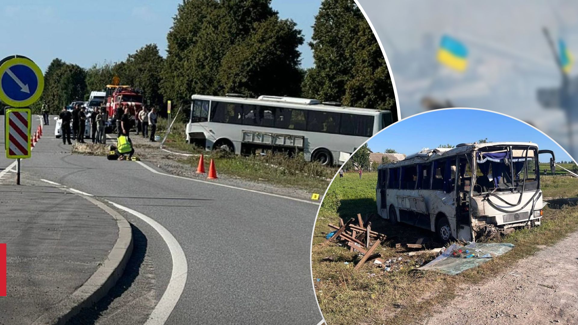 На Хмельниччині перекинувся автобус з дітьми - є загиблі - 24 Канал На Хмельниччині перекинувся автобус з дітьми - є загиблі - 24 Канал