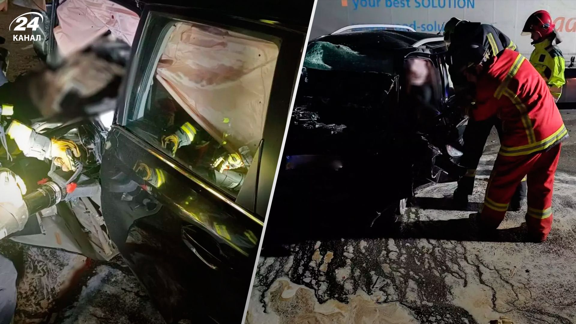 ДТП у Києві на Литовському проспект ДТП у Києві на Литовському проспект