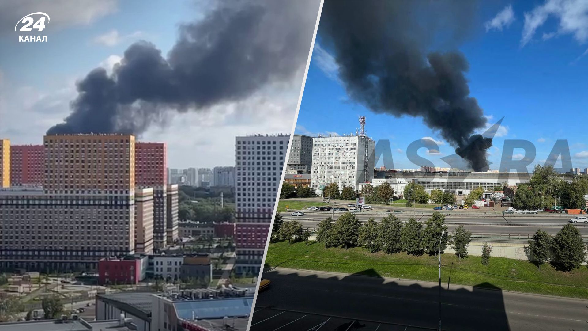 У Московській області пожежа на заводі У Московській області пожежа на заводі