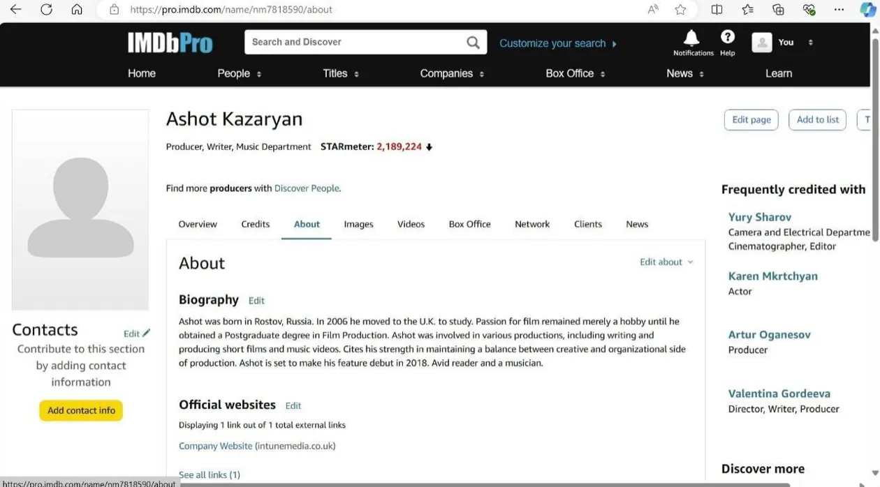 Ашот Казарян Ашот Казарян