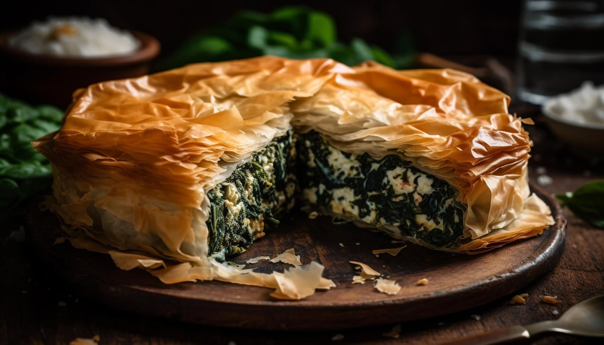 Рецепт вкусного зеленого пирога Рецепт вкусного зеленого пирога