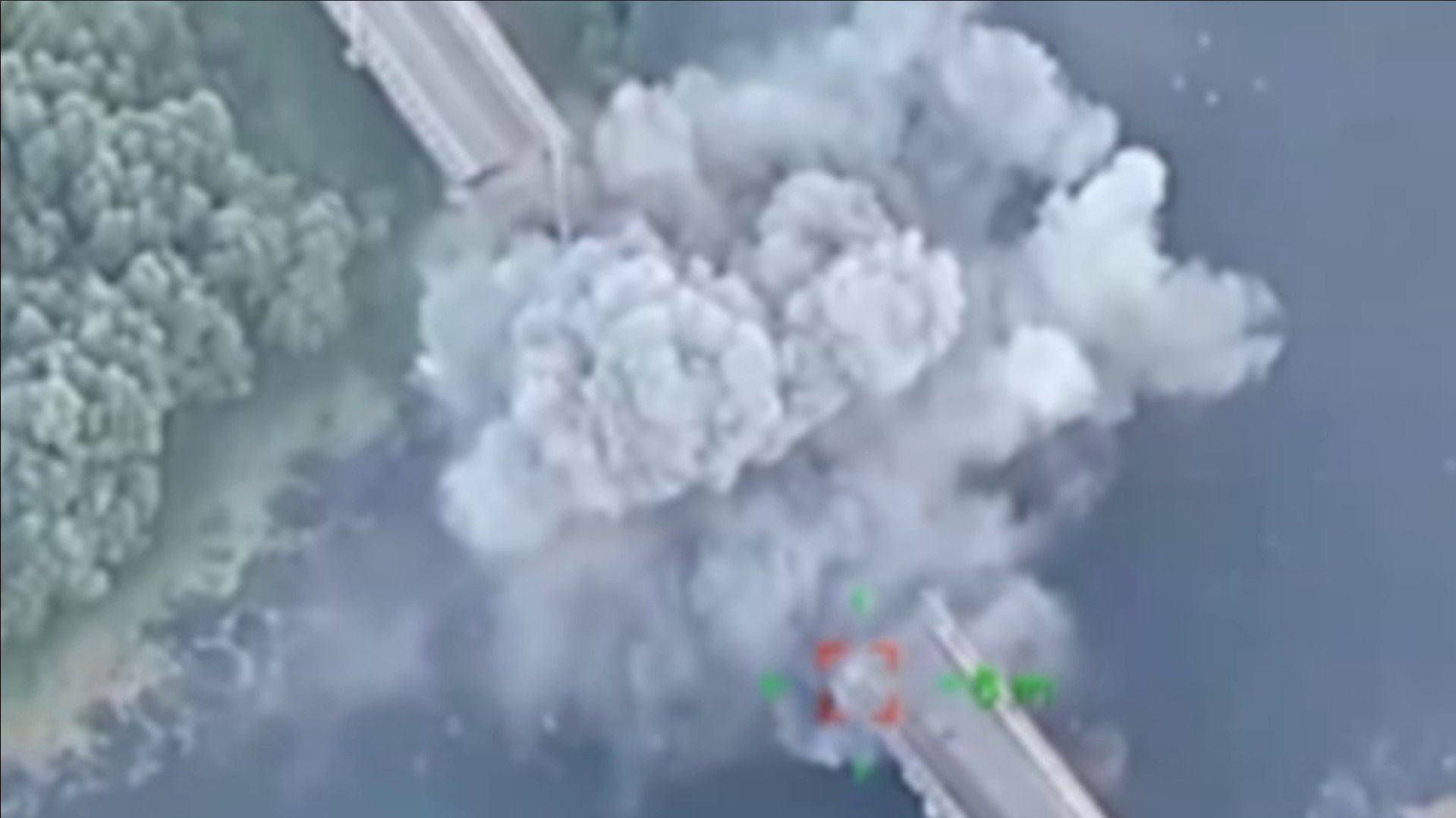 Силы обороны уничтожили мост в Курской области Силы обороны уничтожили мост в Курской области