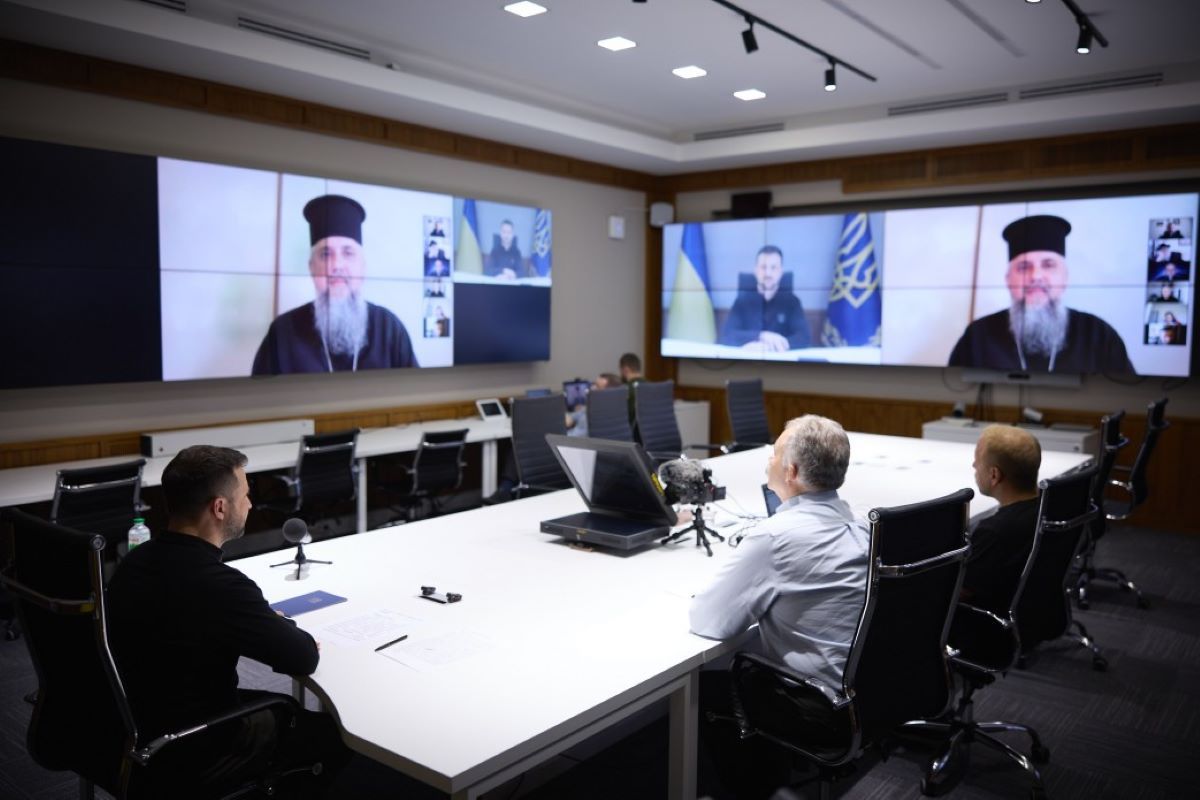 Зеленський провів зустріч із представниками Всеукраїнської ради церков і релігійних організацій - 24 Канал Зеленський провів зустріч із представниками Всеукраїнської ради церков і релігійних організацій - 24 Канал