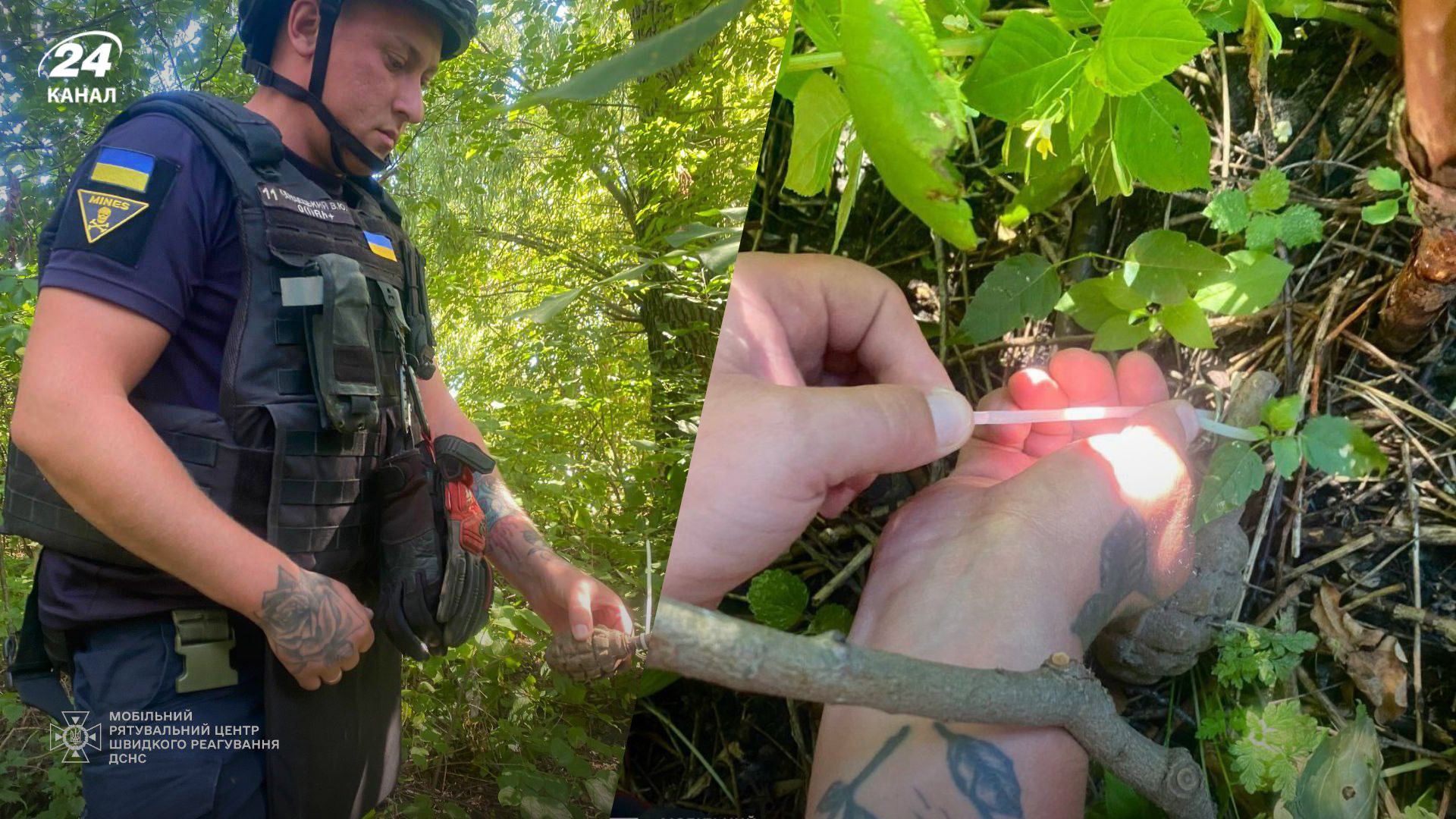 Граната у Гостомелі Граната у Гостомелі