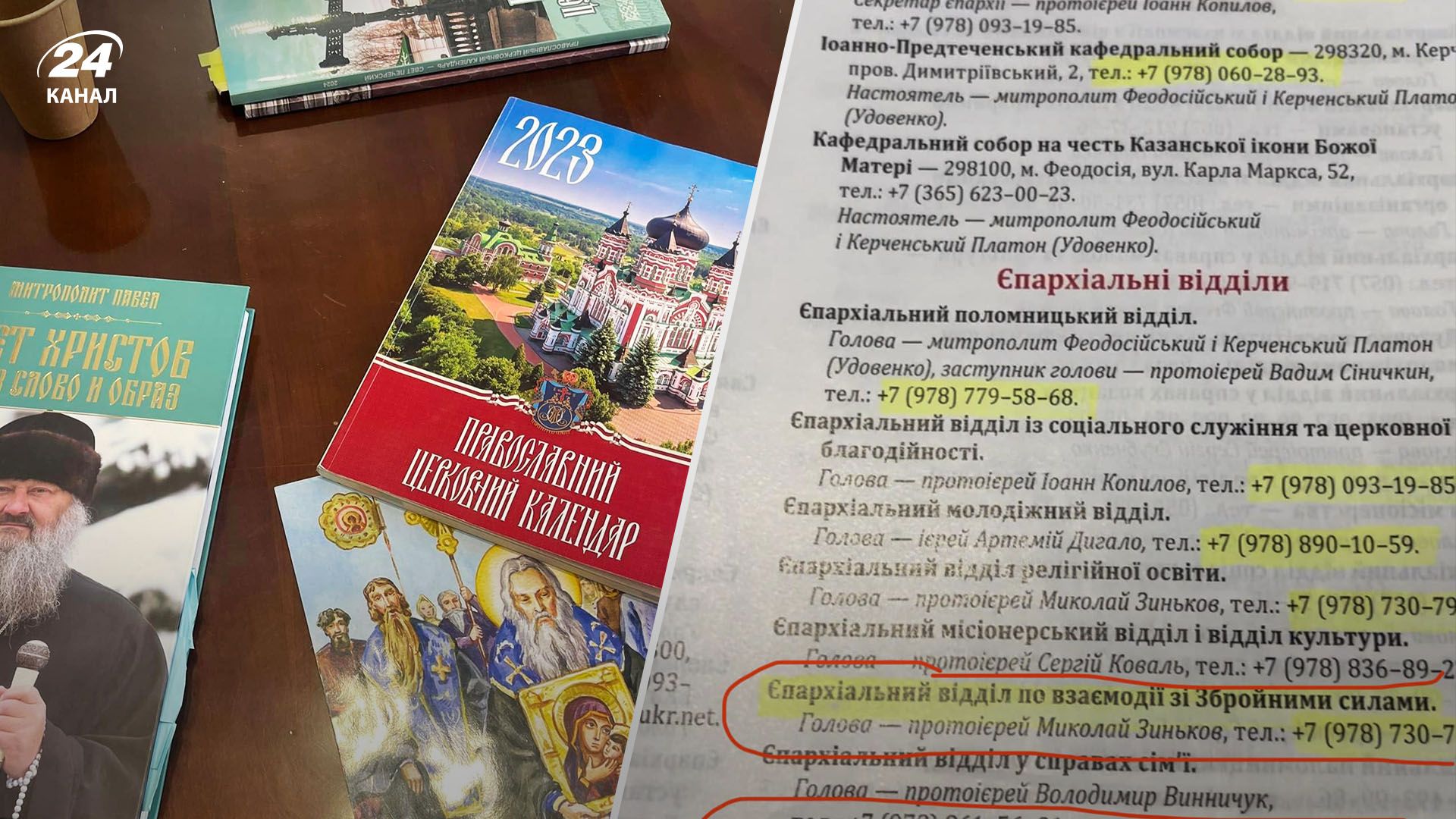 У Києво-Печерській лаврі знайшли церковні календарі з номерами армії Росії У Києво-Печерській лаврі знайшли церковні календарі з номерами армії Росії