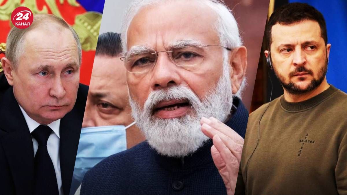 Моди согласился выступать как посланник между Путиным и Зеленским Моди согласился выступать как посланник между Путиным и Зеленским