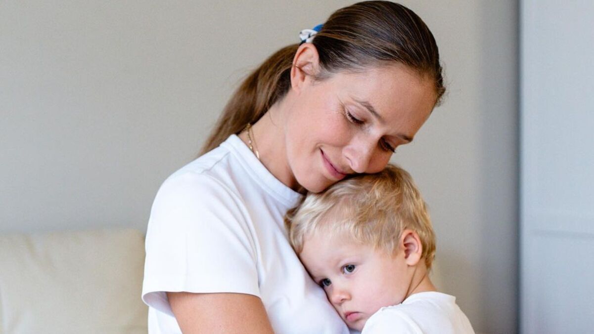 Катя Осадча з сином Катя Осадча з сином