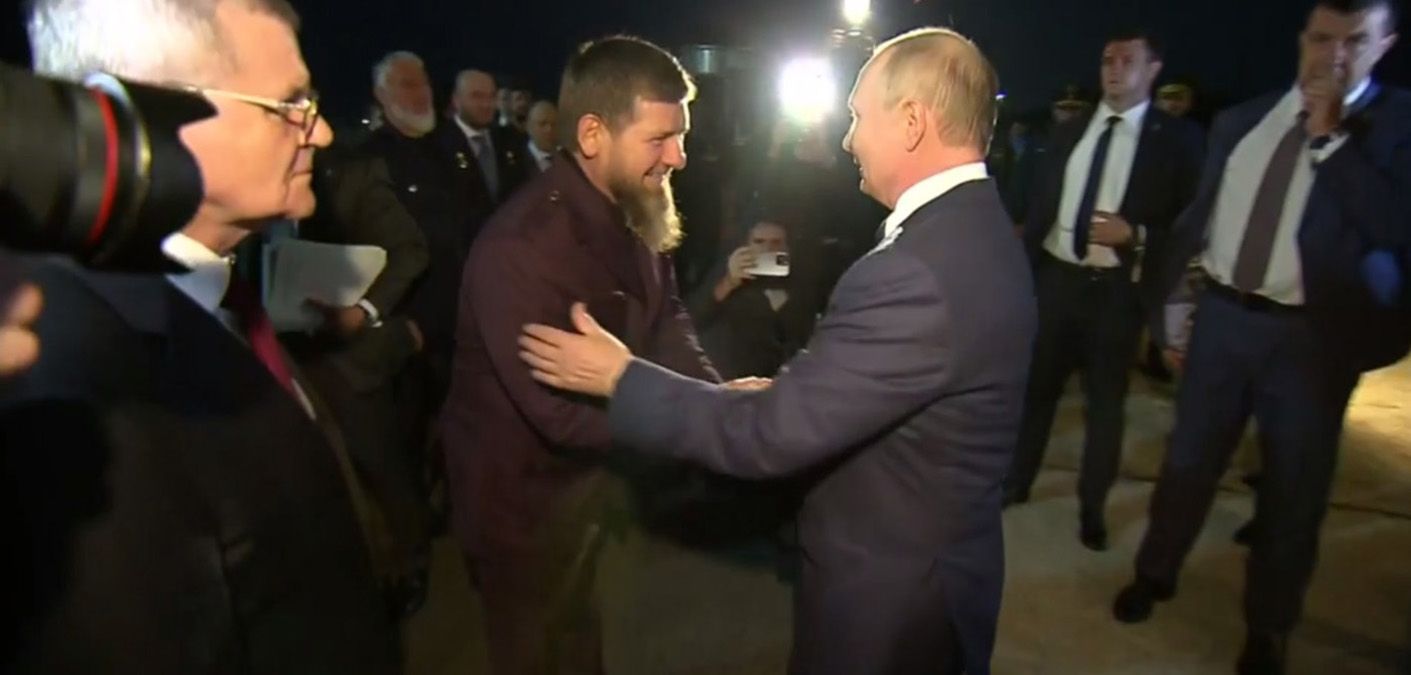 Путин приехал в Чечню Путин приехал в Чечню