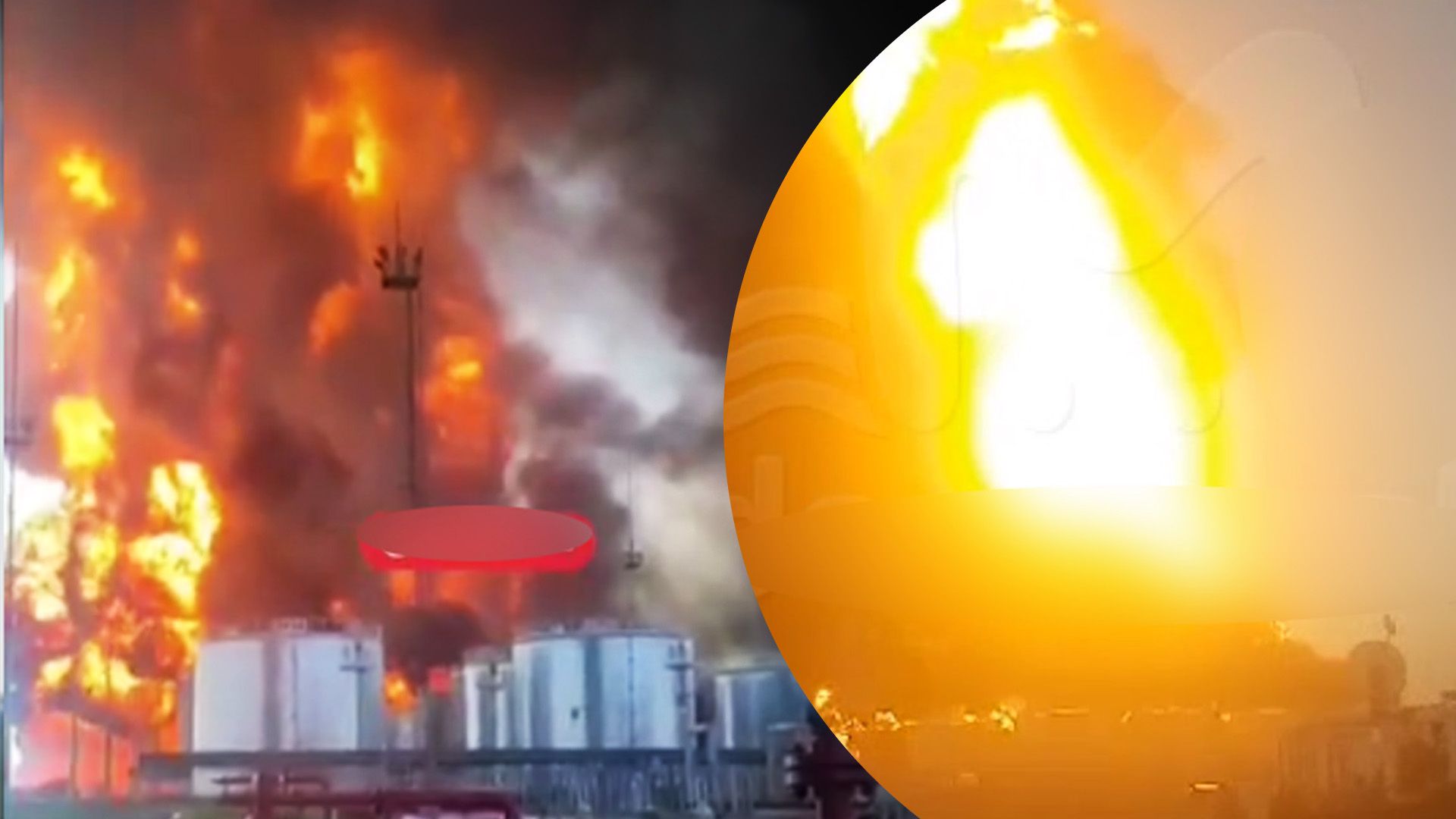 На нафтобазі у Ростовській області вибухнув ще один резервуар На нафтобазі у Ростовській області вибухнув ще один резервуар