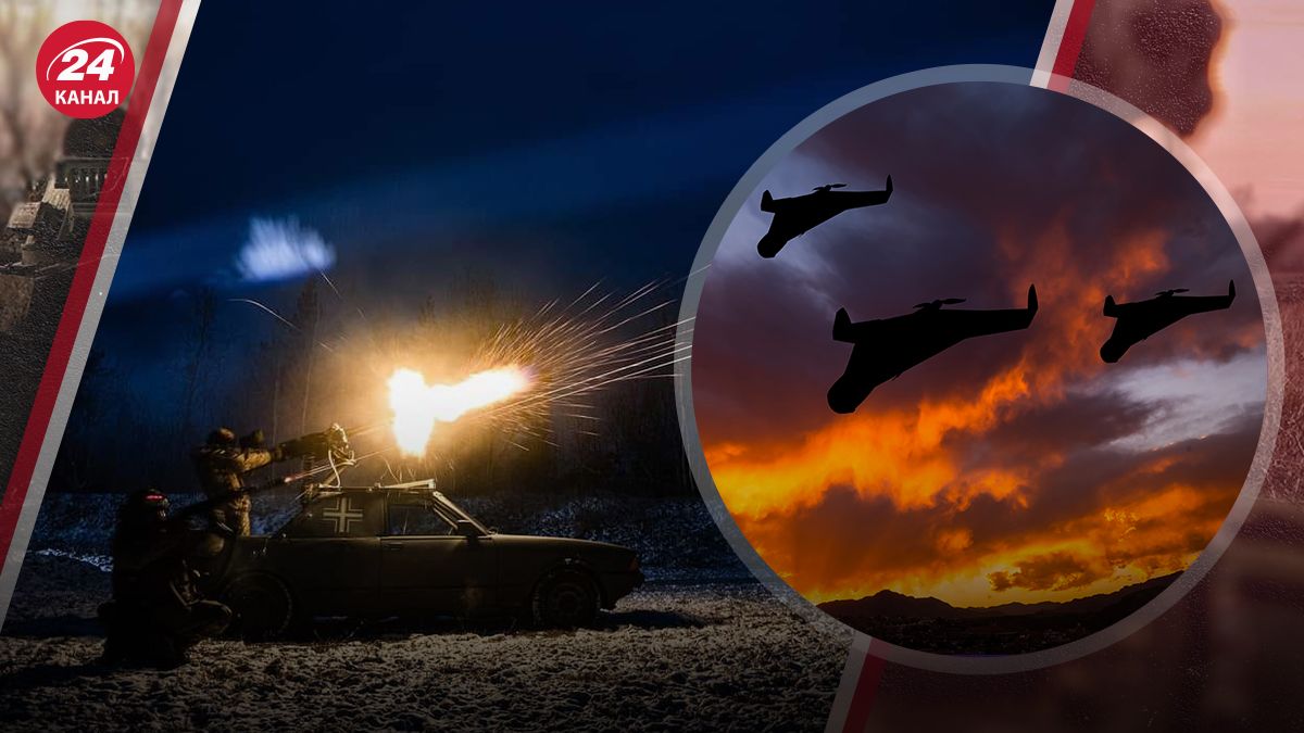 На Вінниччині збили "Шахеди" На Вінниччині збили "Шахеди"