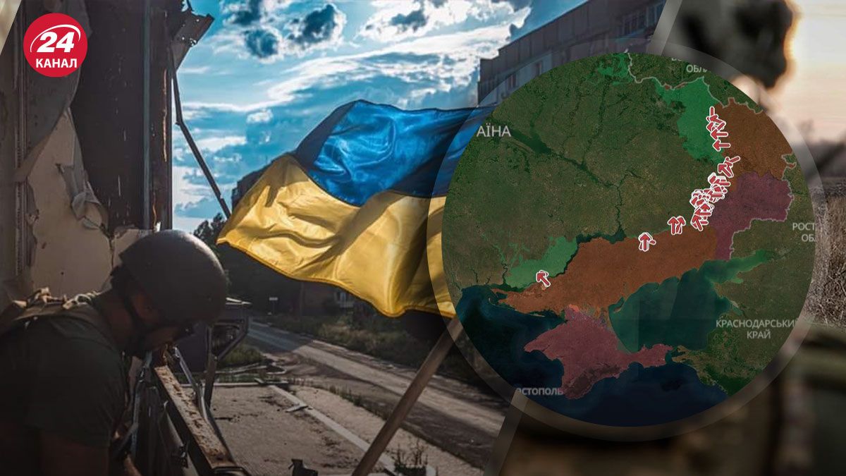 Карта фронту 23 серпня