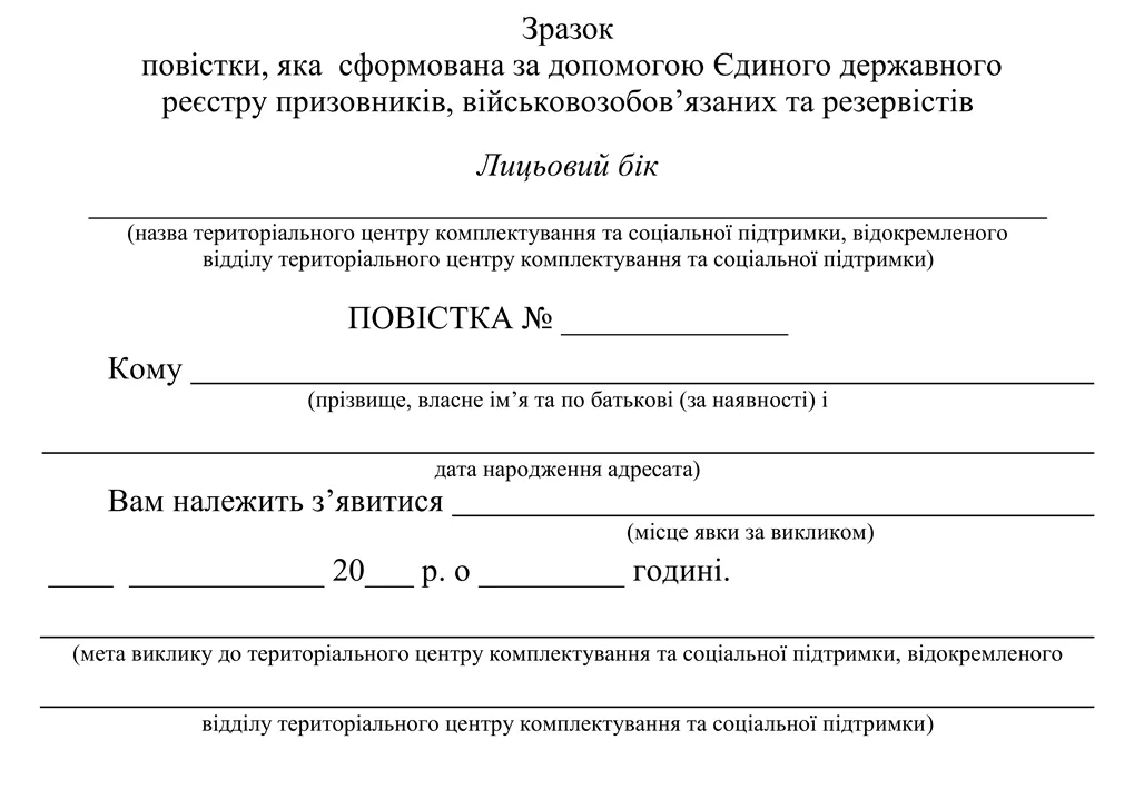 Повестка новая мобилизация Повестка новая мобилизация