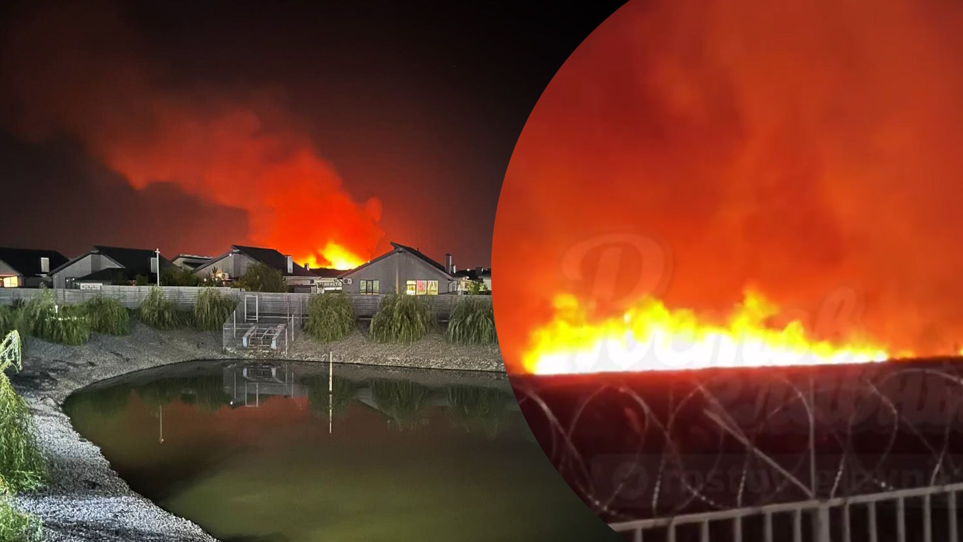 В Батайске может быть прилет и мощный пожар: оккупанты утверждают, что "горел камыш" - 24 Канал В Батайске может быть прилет и мощный пожар: оккупанты утверждают, что "горел камыш" - 24 Канал