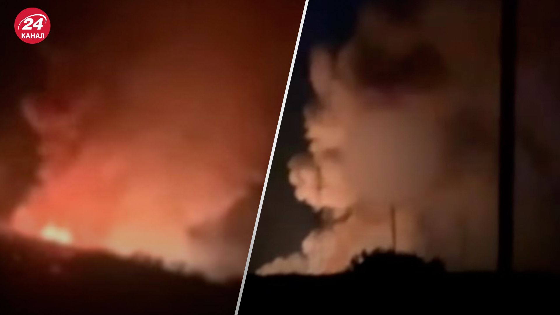 Удар по российскому складу в Острогожске Удар по российскому складу в Острогожске