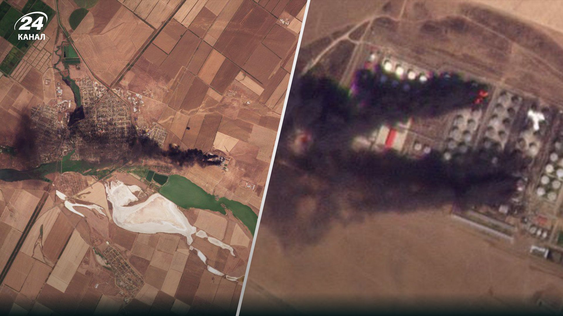 У мережі показали, як 9 добу палає нафтобаза у Ростовській області після атаки дронів - 24 Канал У мережі показали, як 9 добу палає нафтобаза у Ростовській області після атаки дронів - 24 Канал