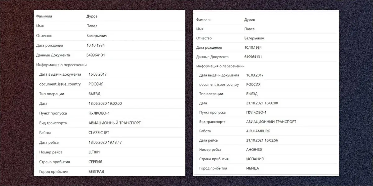 Дуров не був у Росії з 2021 року Дуров не був у Росії з 2021 року