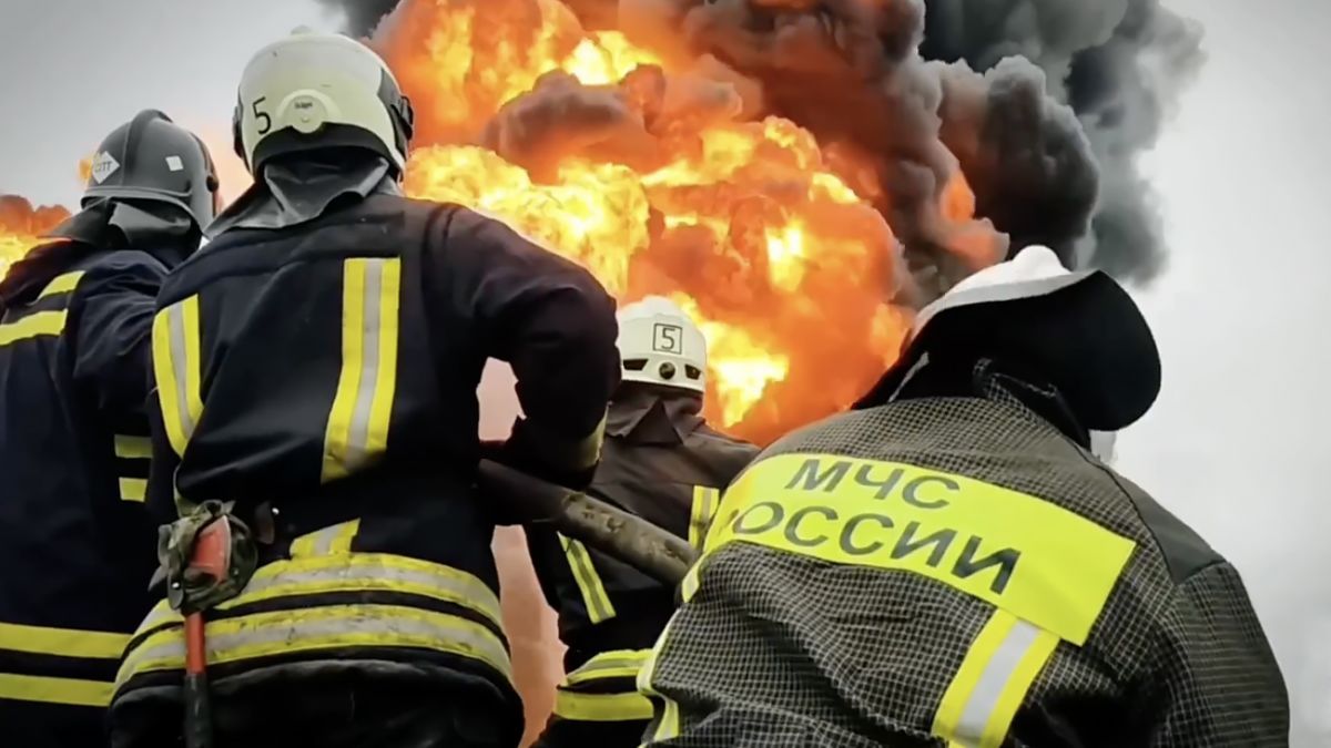 Пожар в России Пожар в России