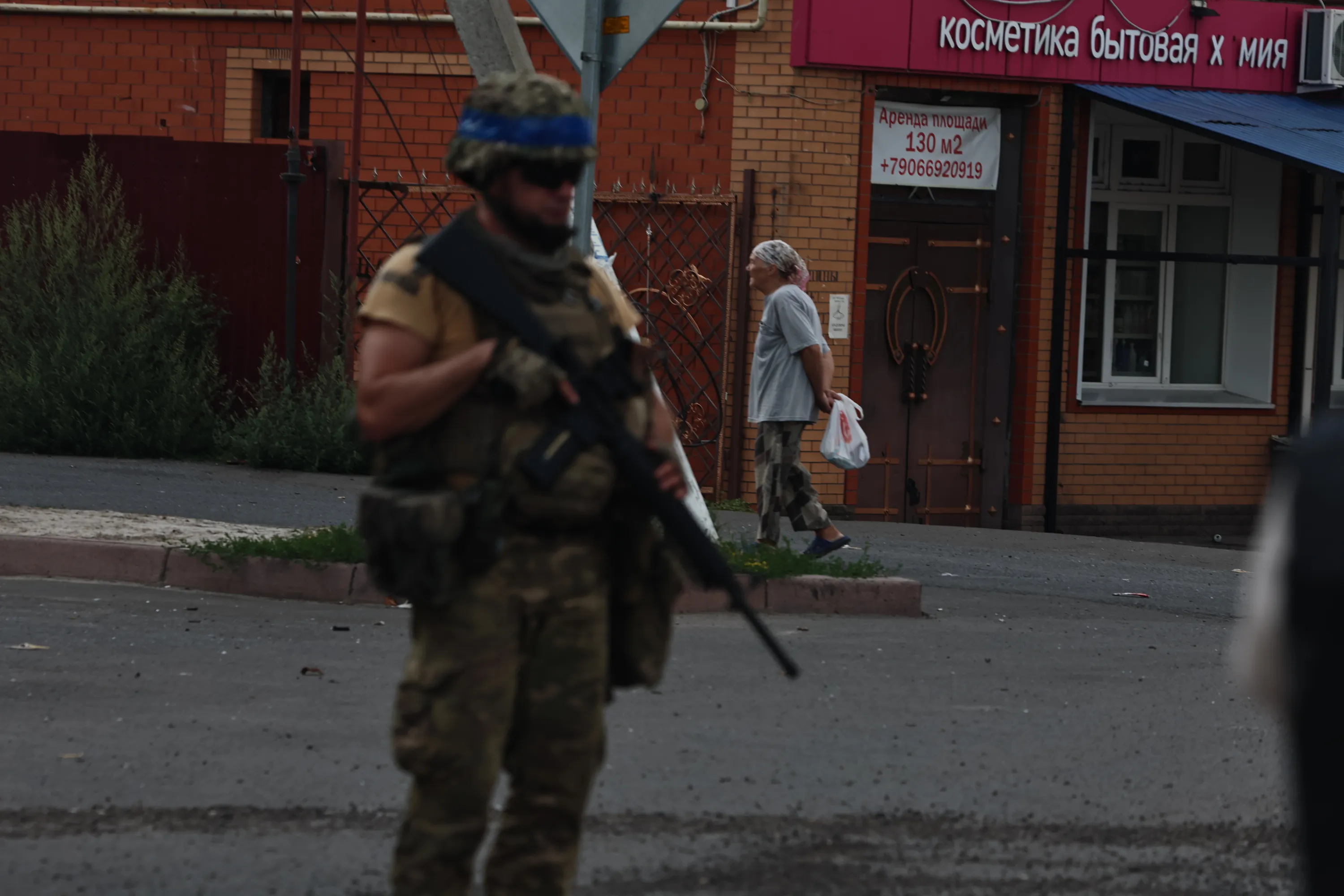 Українській військовий у Суджі Українській військовий у Суджі