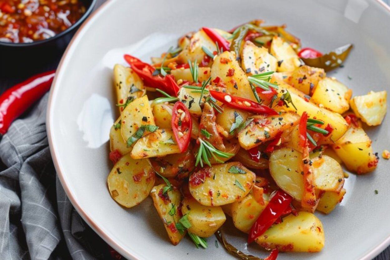 Жареный картофель - приготовьте по-испански - пошаговый рецепт - Новости Вкусно Жареный картофель - приготовьте по-испански - пошаговый рецепт - Новости Вкусно