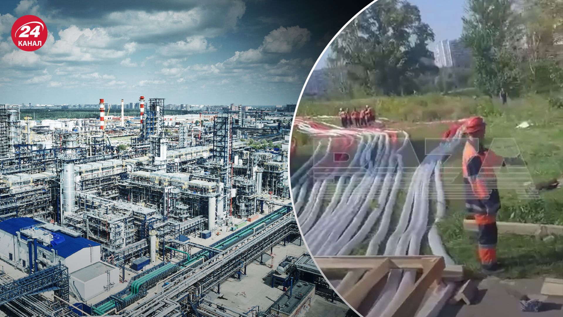 Московский НПЗ готовят к атаке БпЛА Московский НПЗ готовят к атаке БпЛА