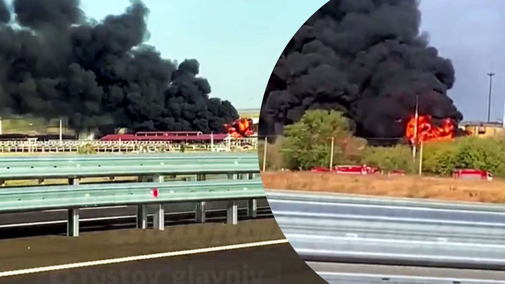 Нафтобаза "Атлас" у Росії горить четвертий день: відео пожежі - 24 Канал Нафтобаза "Атлас" у Росії горить четвертий день: відео пожежі - 24 Канал