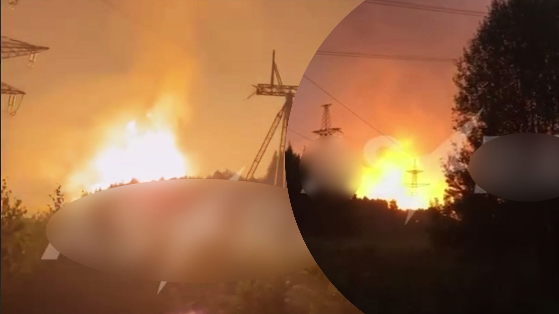 В России вспыхнула электростанция В России вспыхнула электростанция