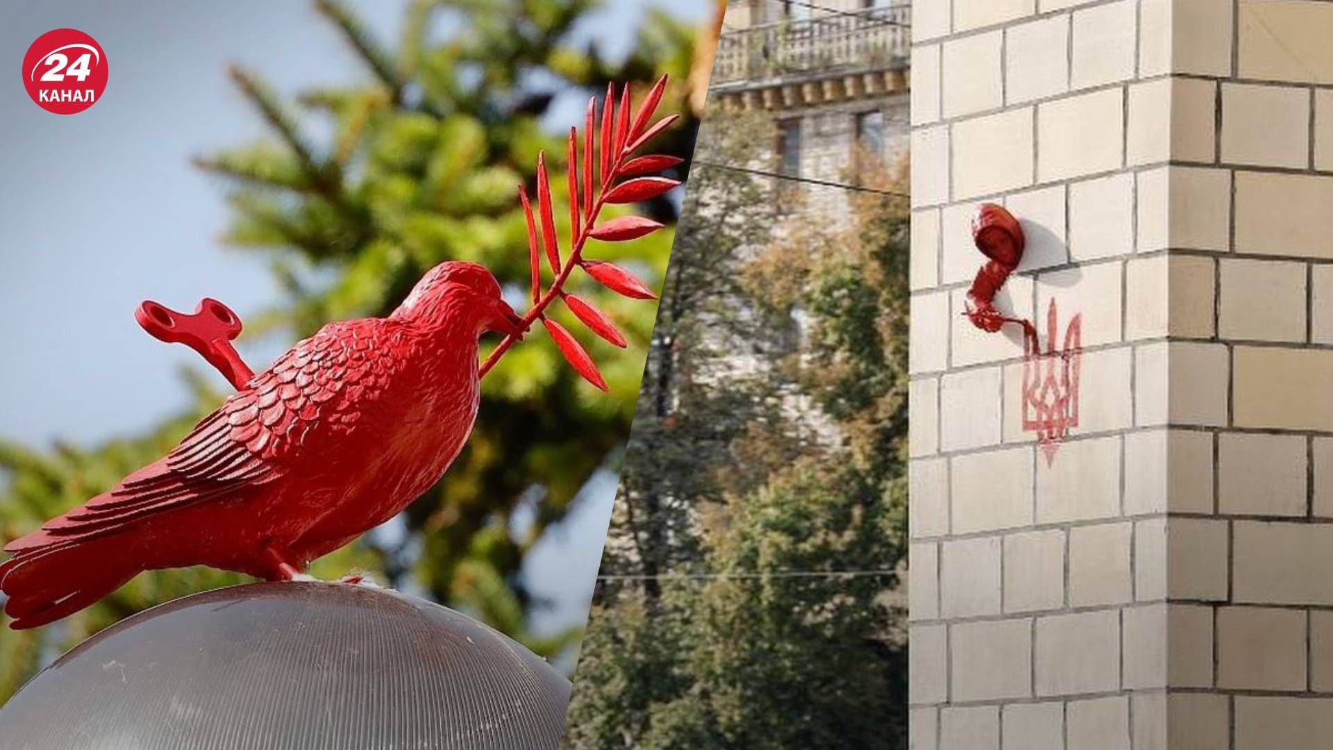 У Києві встановили скульптури Джеймса Коломіна У Києві встановили скульптури Джеймса Коломіна