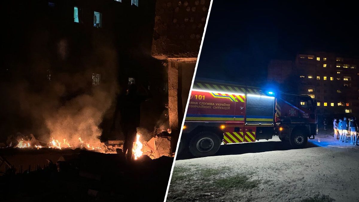 Наслідки ракетної атаки на Суми - 24 Канал Наслідки ракетної атаки на Суми - 24 Канал