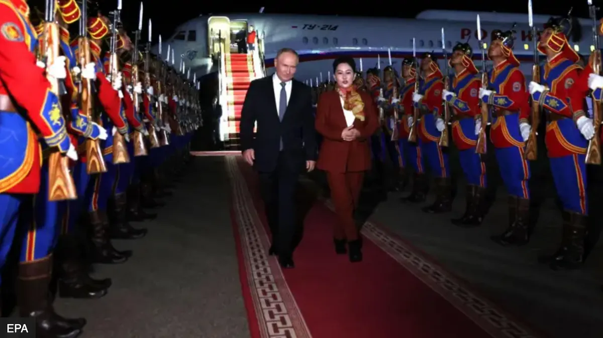 Путин в Монголии Путин в Монголии