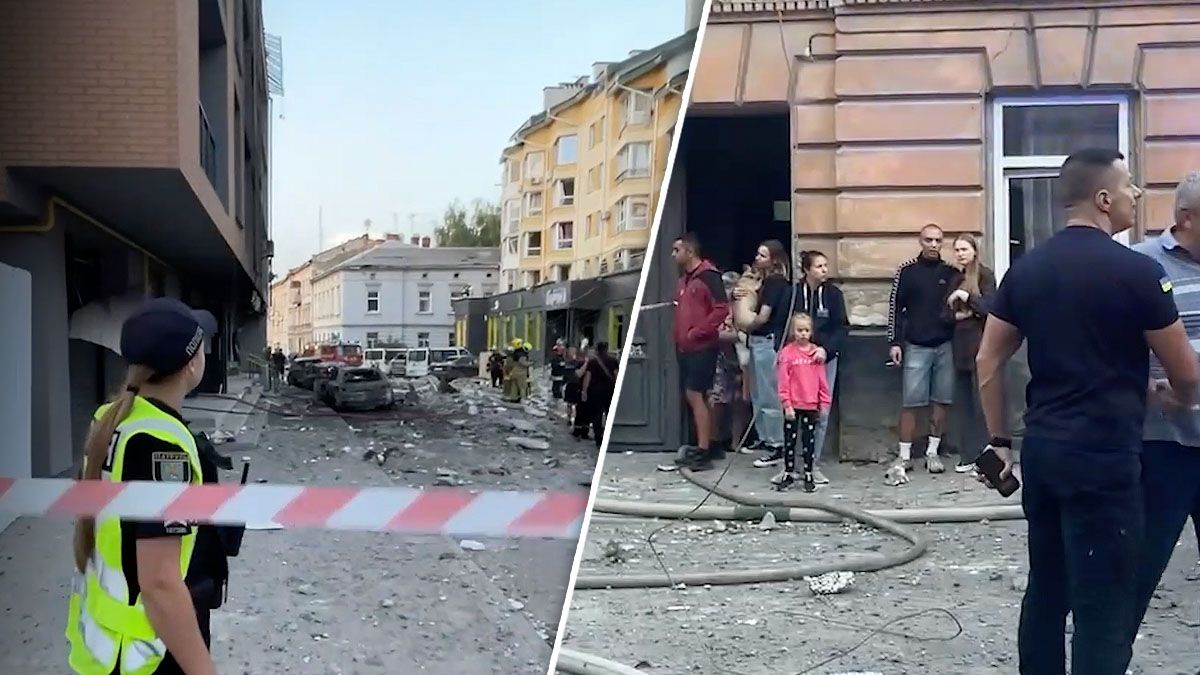 Пошкодження інфраструктури через атаку на Львів - 24 Канал Пошкодження інфраструктури через атаку на Львів - 24 Канал