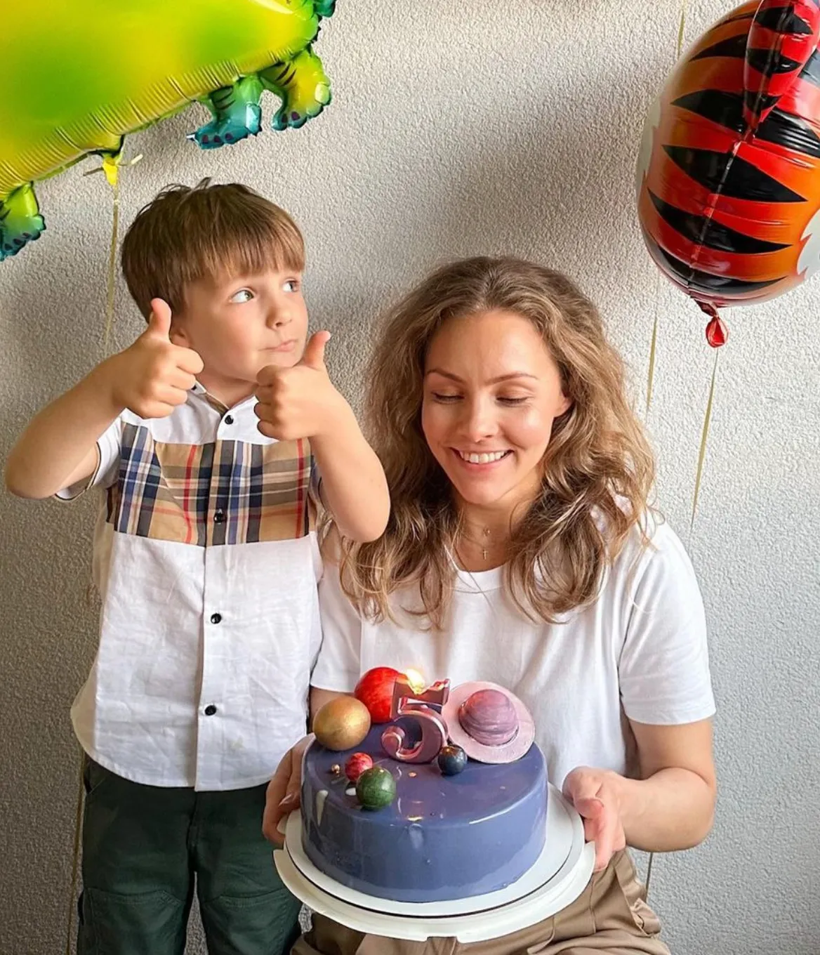 Олена Шоптенко з сином Олена Шоптенко з сином