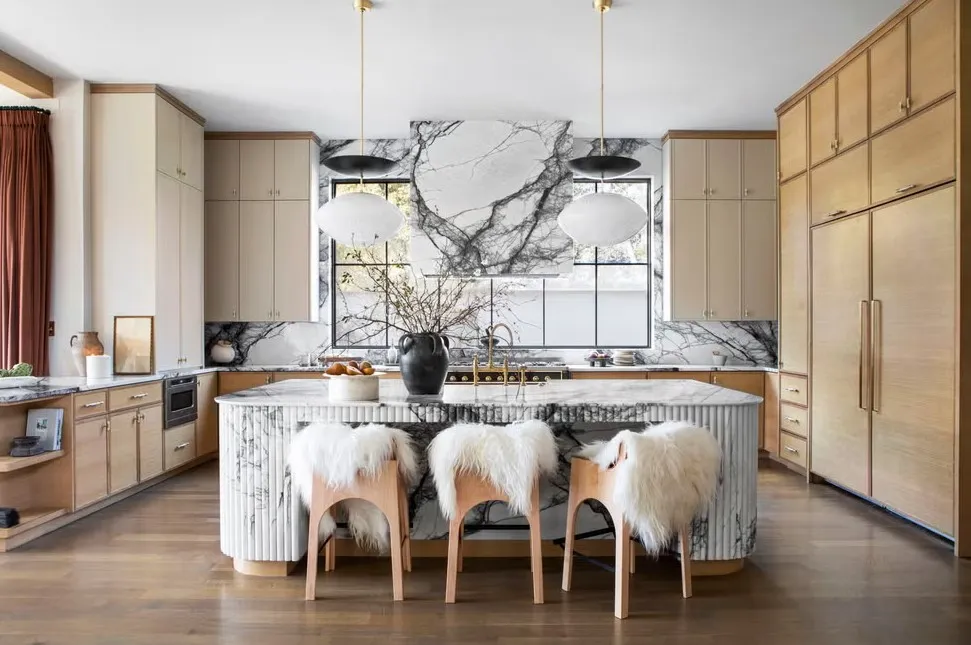 Мармур на кухні Мармур на кухні