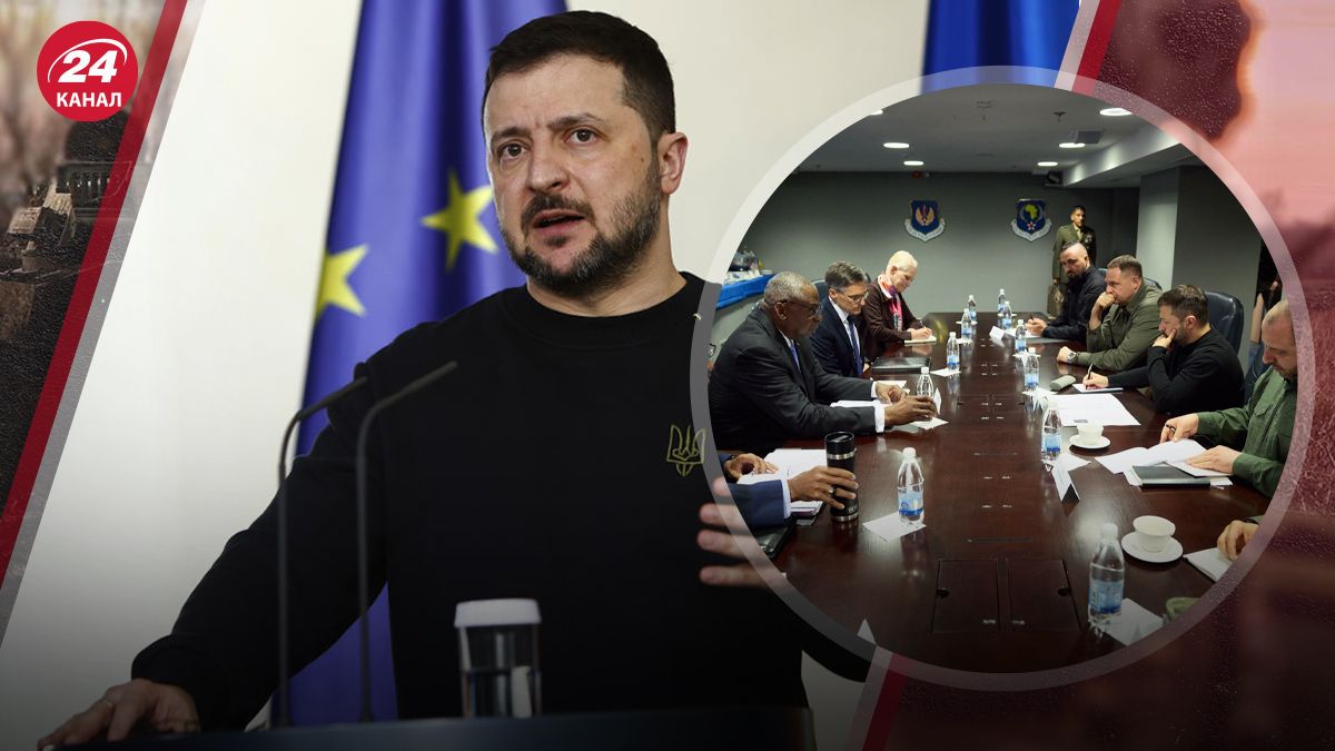 Зеленский во время 24 заседания "Рамштайн" ответил на вопросы партнеров Зеленский во время 24 заседания "Рамштайн" ответил на вопросы партнеров