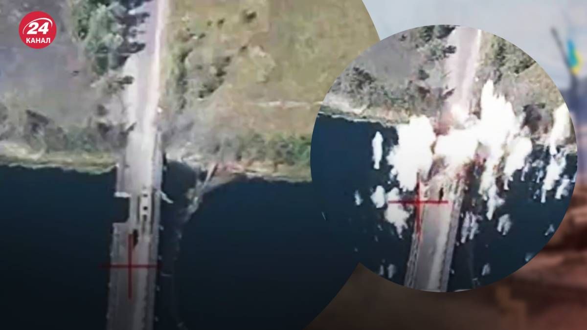 Захисники на Курщині вгатили по мосту через Сейм Захисники на Курщині вгатили по мосту через Сейм