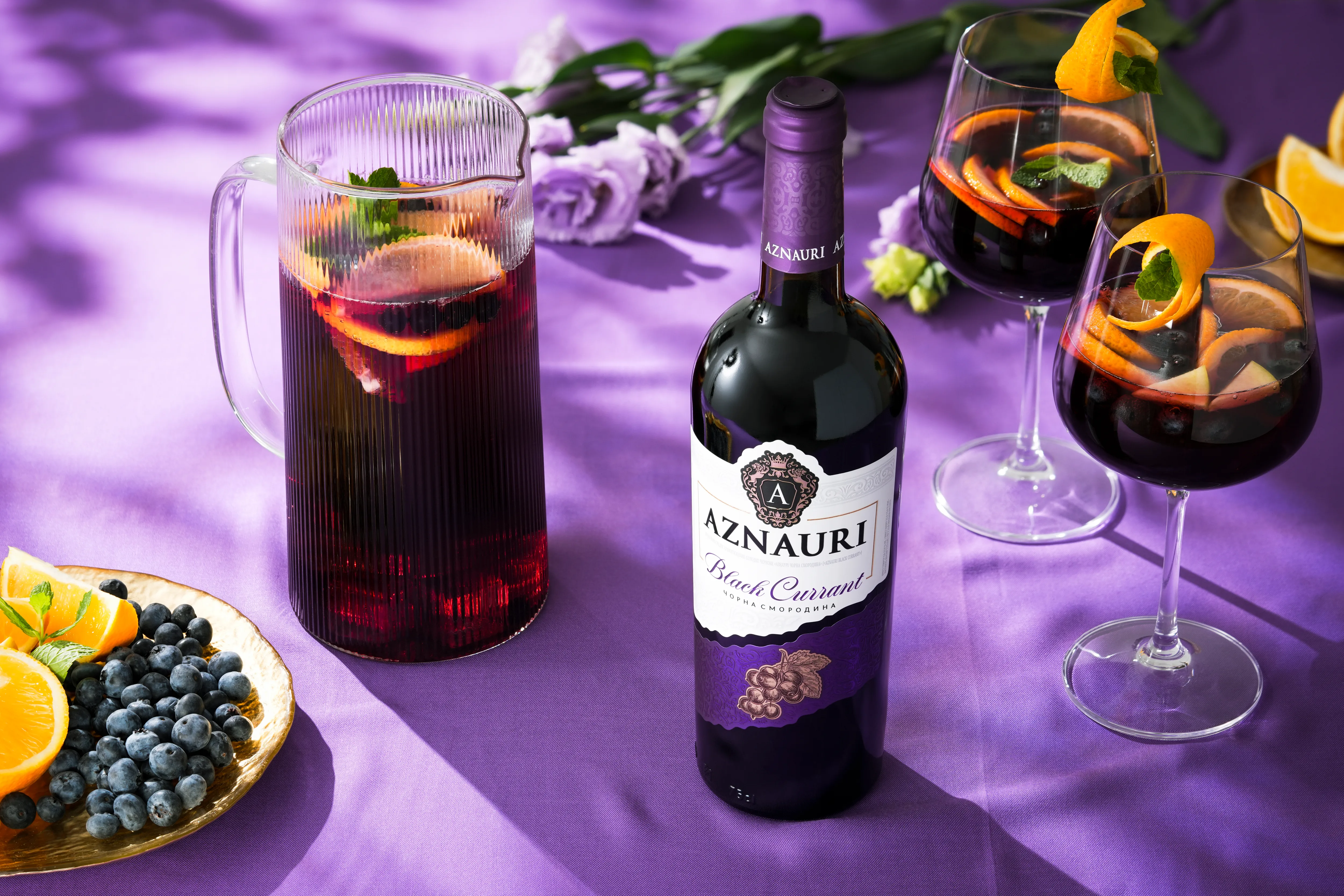 Вино AZNAURI Black Currant красное