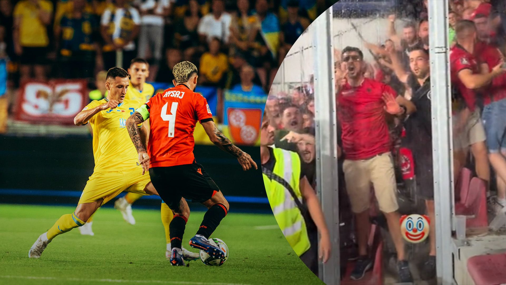 Поведінка албанських вболівальників Поведінка албанських вболівальників