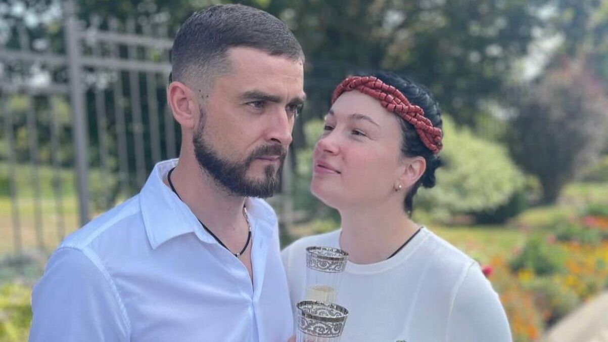 Анастасія Приходько з чоловіком Анастасія Приходько з чоловіком