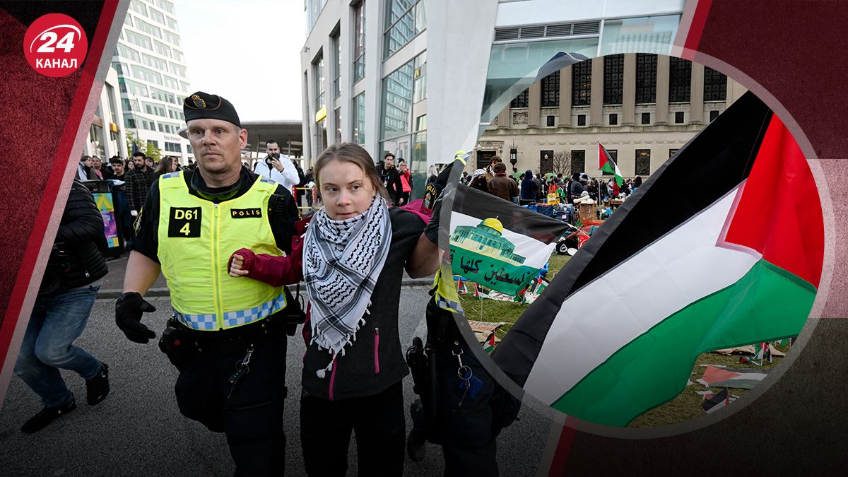 Грету Тунберг задержали на протесте Грету Тунберг задержали на протесте