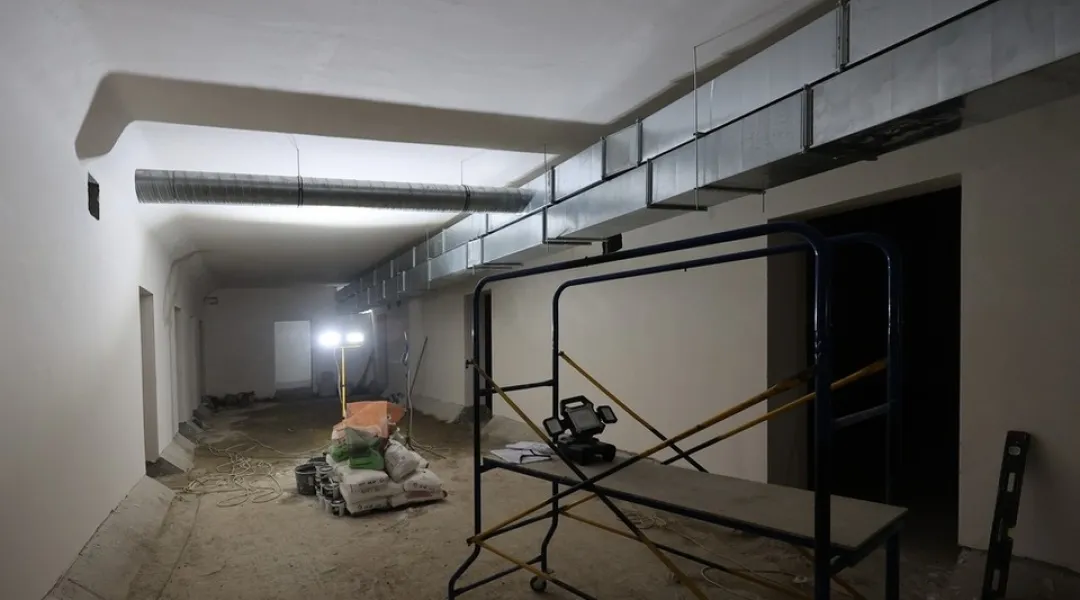 Підземна школа на Харківщині Підземна школа на Харківщині