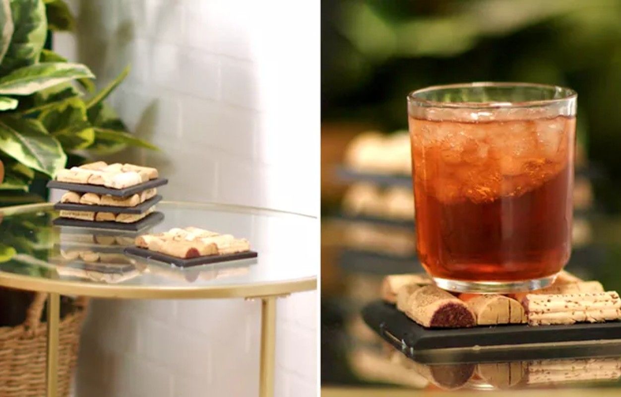 Підставки з корків можна використовувати для різного посуду Підставки з корків можна використовувати для різного посуду