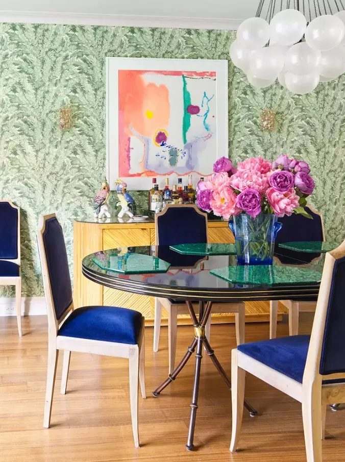 Поєднання зеленого та синього кольорів Поєднання зеленого та синього кольорів