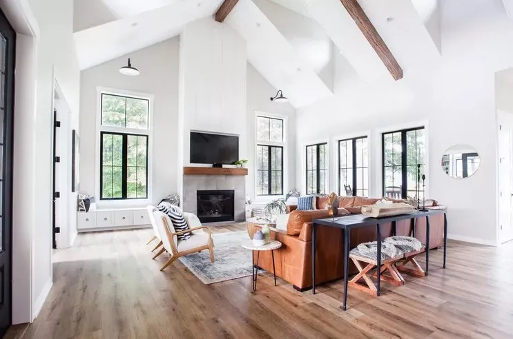 Пример планировки с фокусом в комнате Пример планировки с фокусом в комнате