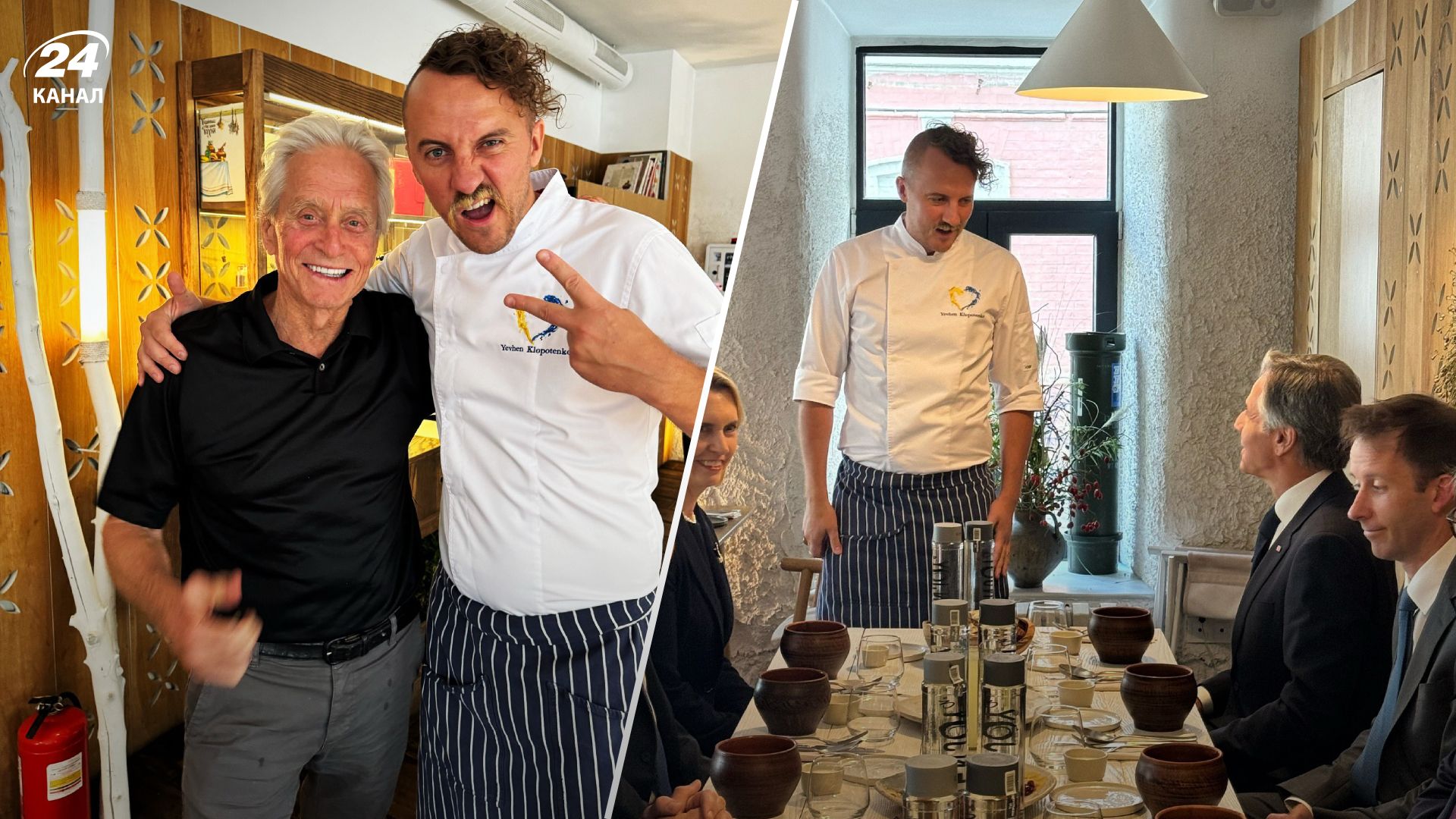 Евгений Клопотенко и Майкл Дуглас Евгений Клопотенко и Майкл Дуглас